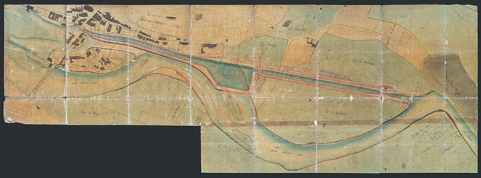 Projet des travaux pour la dérivation de Ports-sur-Saône [s.d]. © Région Bourgogne-Franche-Comté, Inventaire du patrimoine