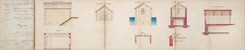 Amélioration du cours de la Saône entre Port-sur-Saône et Lyon, Construction de la dérivation de Port-sur-Saône : magasin (1876). © Région Bourgogne-Franche-Comté, Inventaire du patrimoine Amélioration du cours de la Saône entre Port-sur-Saône et Lyon, Construction de la dérivation de Port-sur-Saône : magasin (1876). © Région Bourgogne-Franche-Comté, Inventaire du patrimoine