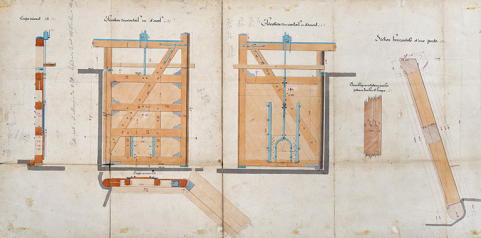 Construction de la dérivation de Port-sur-Saône - Portes d'Amont (1876) © Région Bourgogne-Franche-Comté, Inventaire du patrimoine Construction de la dérivation de Port-sur-Saône - Portes d'Amont (1876) © Région Bourgogne-Franche-Comté, Inventaire du patrimoine