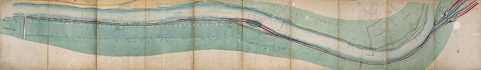 Bief de Soing - Construction de la coupure de Cubry, de la dérivation éclusée de Soing et d'un chemin de halage . Chemin de halage entre le ruisseau de Vy-Lès-Rupt et la coupure de Cubry, plan général (1878).  © Région Bourgogne-Franche-Comté, Inventaire du patrimoine Bief de Soing - Construction de la coupure de Cubry, de la dérivation éclusée de Soing et d'un chemin de halage . Chemin de halage entre le ruisseau de Vy-Lès-Rupt et la coupure de Cubry, plan général (1878).  © Région Bourgogne-Franche-Comté, Inventaire du patrimoine