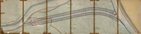 Bief de Soing. Coupure de Cubry - Plan général (1878). © Région Bourgogne-Franche-Comté, Inventaire du patrimoine Bief de Soing. Coupure de Cubry - Plan général (1878). © Région Bourgogne-Franche-Comté, Inventaire du patrimoine