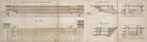 Dérivation de Conflandey : écluse de descente en rivière (1876).  © Région Bourgogne-Franche-Comté, Inventaire du patrimoine
