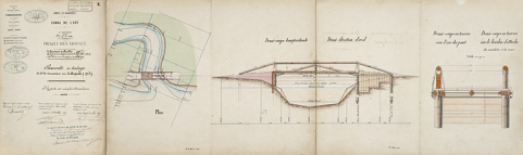 Passerelle de halage de 8m sur la Superbe (1877). © Région Bourgogne-Franche-Comté, Inventaire du patrimoine