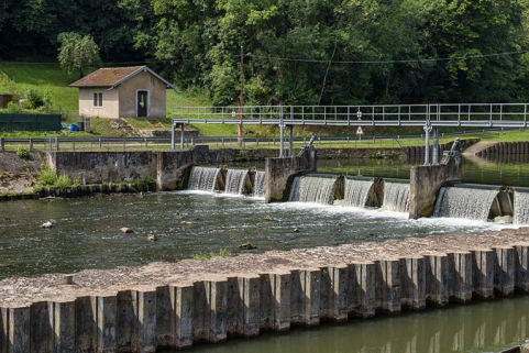 Le barrage mobile. © Région Bourgogne-Franche-Comté, Inventaire du patrimoine