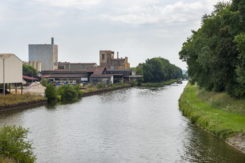 Site industriel situé le long du canal de navigation de Scey-sur-Saône. © Région Bourgogne-Franche-Comté, Inventaire du patrimoine