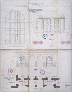 établissement thermal © Région Bourgogne-Franche-Comté, Inventaire du patrimoine établissement thermal © Région Bourgogne-Franche-Comté, Inventaire du patrimoine