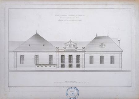 établissement thermal © Région Bourgogne-Franche-Comté, Inventaire du patrimoine établissement thermal © Région Bourgogne-Franche-Comté, Inventaire du patrimoine
