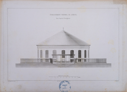 établissement thermal © Région Bourgogne-Franche-Comté, Inventaire du patrimoine établissement thermal © Région Bourgogne-Franche-Comté, Inventaire du patrimoine