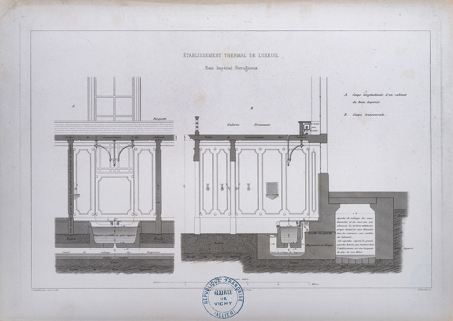 établissement thermal © Région Bourgogne-Franche-Comté, Inventaire du patrimoine établissement thermal © Région Bourgogne-Franche-Comté, Inventaire du patrimoine