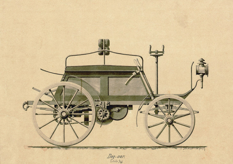 Dog-Car, 1897. © Région Bourgogne-Franche-Comté, Inventaire du patrimoine