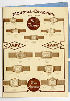 Montres-bracelets [page de catalogue], 1935. © Région Bourgogne-Franche-Comté, Inventaire du patrimoine