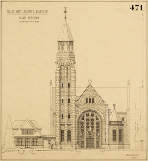 église paroissiale salle paroissiale clocher cinéma © Région Bourgogne-Franche-Comté, Inventaire du patrimoine  église paroissiale salle paroissiale clocher cinéma © Région Bourgogne-Franche-Comté, Inventaire du patrimoine