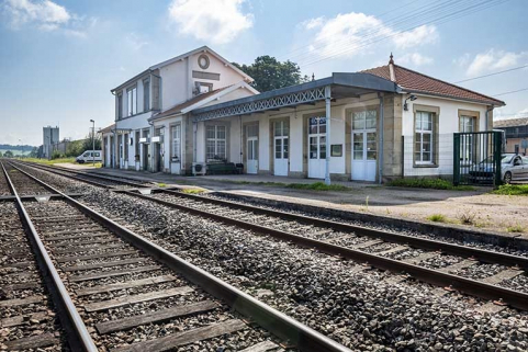 gare © Région Bourgogne-Franche-Comté, Inventaire du patrimoine  gare © Région Bourgogne-Franche-Comté, Inventaire du patrimoine