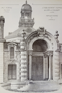 établissement thermal © Région Bourgogne-Franche-Comté, Inventaire du patrimoine  établissement thermal © Région Bourgogne-Franche-Comté, Inventaire du patrimoine