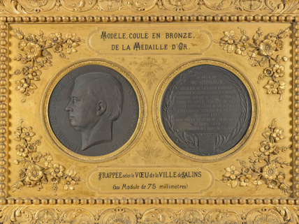 médaille © Région Bourgogne-Franche-Comté, Inventaire du patrimoine  médaille © Région Bourgogne-Franche-Comté, Inventaire du patrimoine