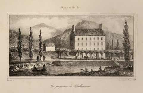 établissement thermal hôtel de voyageurs restaurant © Région Bourgogne-Franche-Comté, Inventaire du patrimoine  établissement thermal hôtel de voyageurs restaurant © Région Bourgogne-Franche-Comté, Inventaire du patrimoine