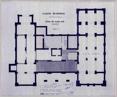  casino restaurant salle des fêtes © Archives municipales, Besançon