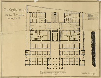  établissement thermal © Archives municipales, Besançon