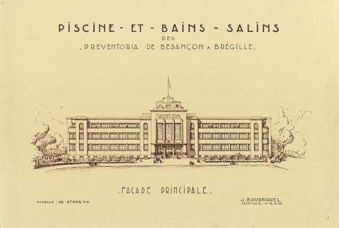  établissement thermal © Archives municipales, Besançon