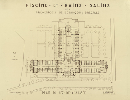  établissement thermal © Archives municipales, Besançon