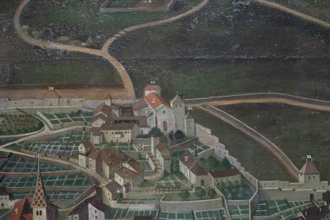 peinture place forte enceinte © Région Bourgogne-Franche-Comté, Inventaire du patrimoine  peinture place forte enceinte © Région Bourgogne-Franche-Comté, Inventaire du patrimoine