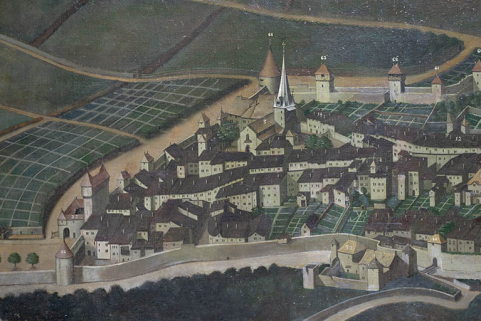 peinture place forte enceinte © Région Bourgogne-Franche-Comté, Inventaire du patrimoine  peinture place forte enceinte © Région Bourgogne-Franche-Comté, Inventaire du patrimoine