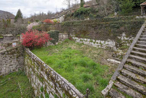  jardin terrasse en terre-plein © Région Bourgogne-Franche-Comté, Inventaire du patrimoine