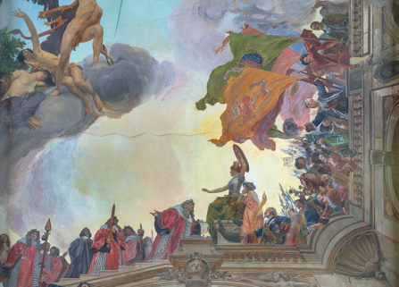  plafond peinture © Région Bourgogne-Franche-Comté, Inventaire du patrimoine