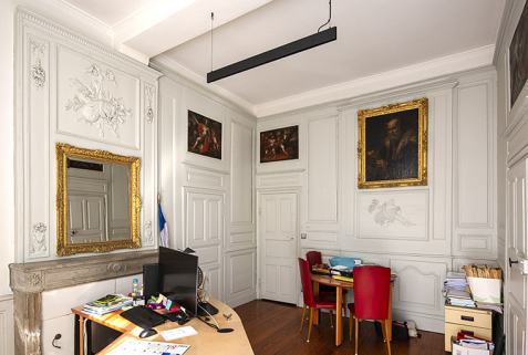hôtel de ville lambris de hauteur © Région Bourgogne-Franche-Comté, Inventaire du patrimoine  hôtel de ville lambris de hauteur © Région Bourgogne-Franche-Comté, Inventaire du patrimoine