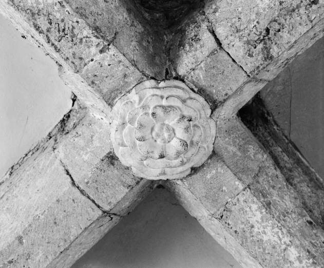 Choeur : clef de voûte. © Région Bourgogne-Franche-Comté, Inventaire du patrimoine