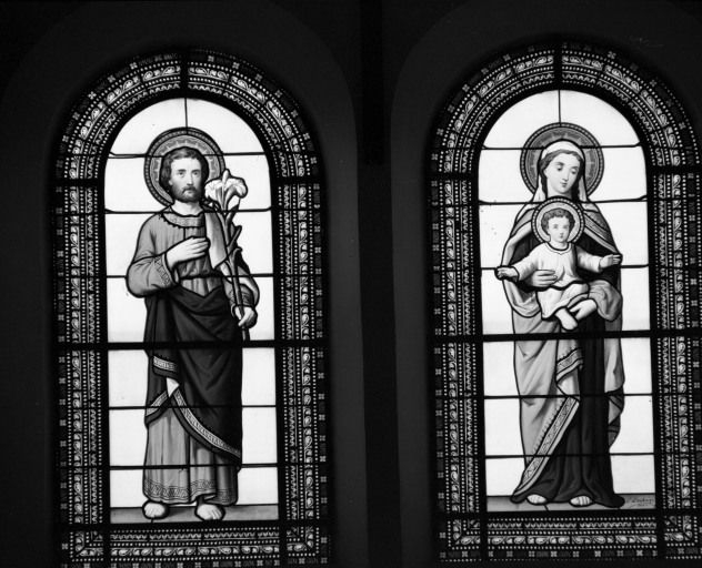 Saint Joseph et la Vierge à l'Enfant. © Région Bourgogne-Franche-Comté, Inventaire du patrimoine