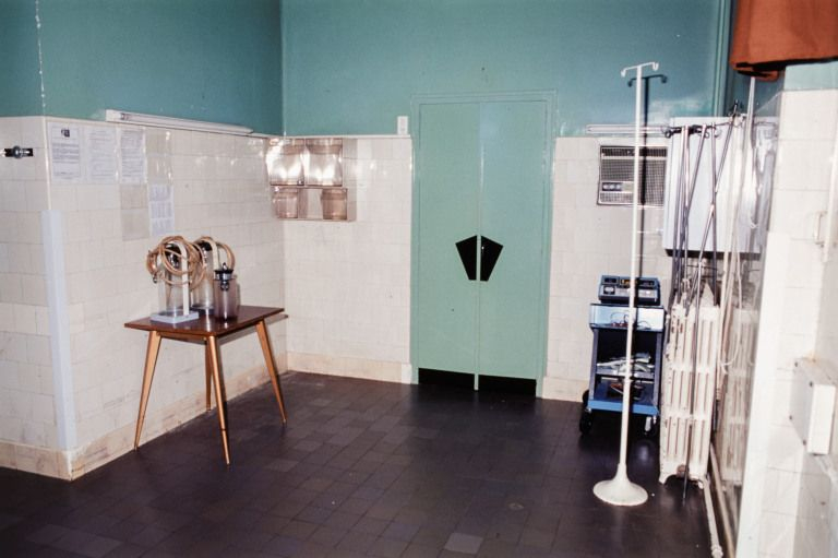 Ancienne salle d'opération. © Région Bourgogne-Franche-Comté, Inventaire du patrimoine