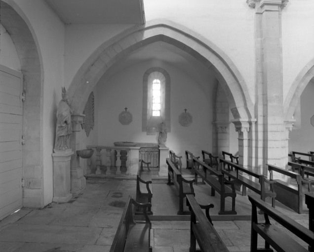 Chapelle des fonts baptismaux. © Région Bourgogne-Franche-Comté, Inventaire du patrimoine