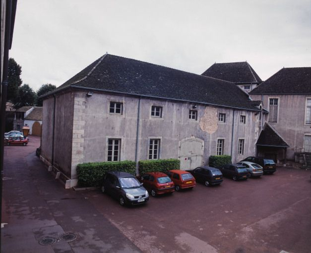 Halle des pressoirs : élévation sur la 3e cour. © Région Bourgogne-Franche-Comté, Inventaire du patrimoine
