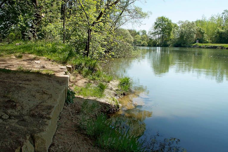 Vestiges du quai du bac de Pont-Seille. © Région Bourgogne-Franche-Comté, Inventaire du patrimoine