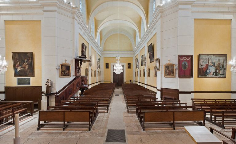 Vue de la nef depuis le choeur. © Région Bourgogne-Franche-Comté, Inventaire du patrimoine
