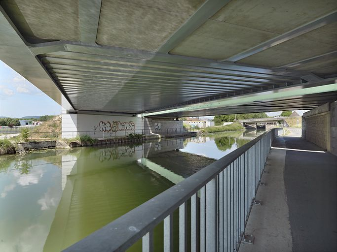 Vue du dessous du tablier. © Région Bourgogne-Franche-Comté, Inventaire du patrimoine