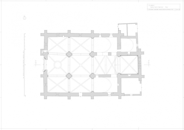Plan. © Région Bourgogne-Franche-Comté, Inventaire du patrimoine