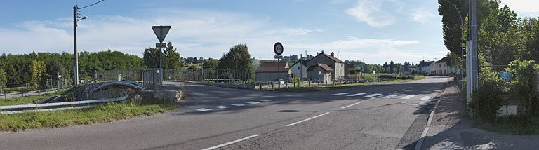 Le site d'écluse 05 vu d'aval. Pont sur écluse. © Région Bourgogne-Franche-Comté, Inventaire du patrimoine