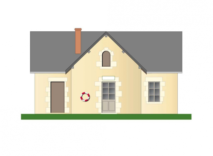 Maison éclusière sur le canal du Nivernais : il s'agit du type "échelle d'écluses de Sardy". © Région Bourgogne-Franche-Comté, Inventaire du patrimoine