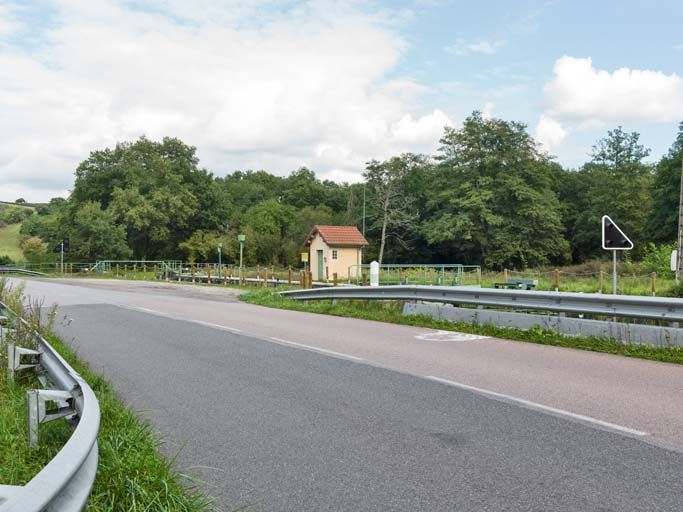 Vue d'ensemble du site d'écluse. © Région Bourgogne-Franche-Comté, Inventaire du patrimoine