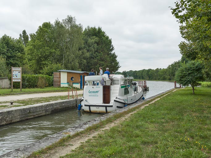 Vue du site d'écluse. © Région Bourgogne-Franche-Comté, Inventaire du patrimoine