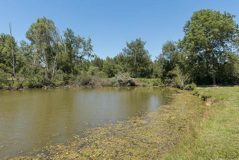Vue de la digue. © Région Bourgogne-Franche-Comté, Inventaire du patrimoine