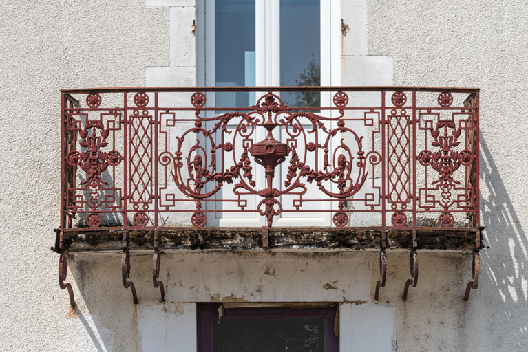 balcon © Région Bourgogne-Franche-Comté, Inventaire du patrimoine