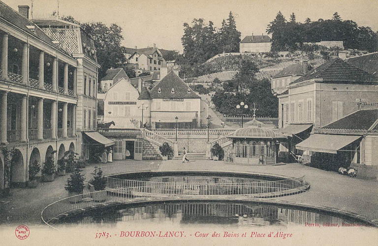 établissement thermal © Archives départementales de Saône-et-Loire  établissement thermal © Archives départementales de Saône-et-Loire