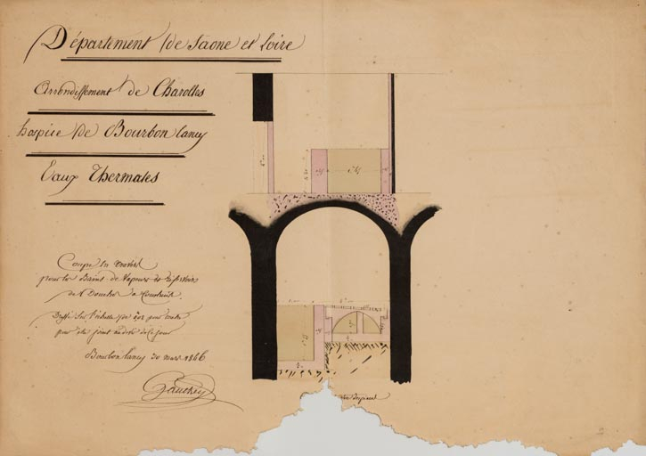 établissement thermal © Région Bourgogne-Franche-Comté, Inventaire du patrimoine  établissement thermal © Région Bourgogne-Franche-Comté, Inventaire du patrimoine
