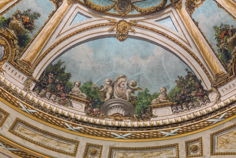 théâtre peinture monumentale © Région Bourgogne-Franche-Comté, Inventaire du patrimoine  théâtre peinture monumentale © Région Bourgogne-Franche-Comté, Inventaire du patrimoine