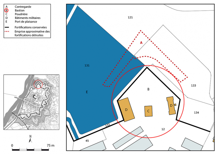  bastion fortification d'agglomération © Région Bourgogne-Franche-Comté, Inventaire du patrimoine