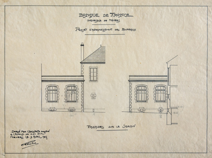  banque de France © Région Bourgogne-Franche-Comté, Inventaire du patrimoine