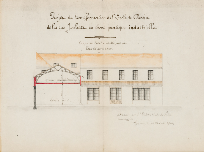 école professionnelle © Région Bourgogne-Franche-Comté, Inventaire du patrimoine  école professionnelle © Région Bourgogne-Franche-Comté, Inventaire du patrimoine